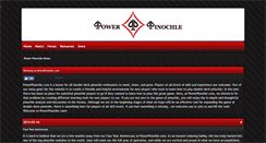 Desktop Screenshot of powerpinochle.com